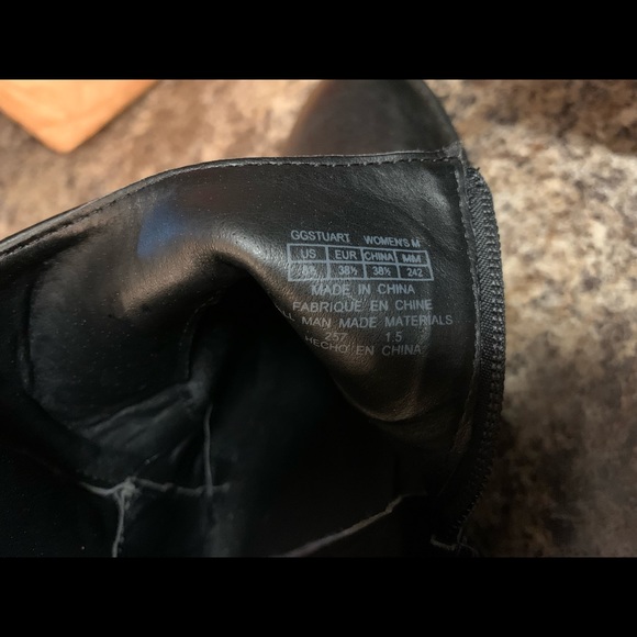 Ladies pewter grey Guess ankle boots - Picture 7 of 7